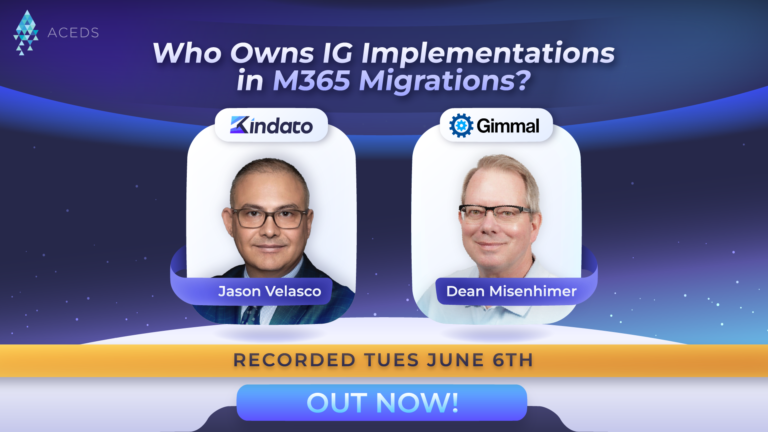 Read more about the article Recap: Who Owns IG Implementations In M365 Migrations?
